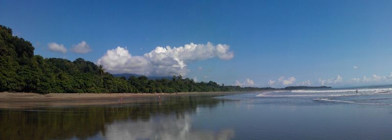 Panoramic view of sea against sky