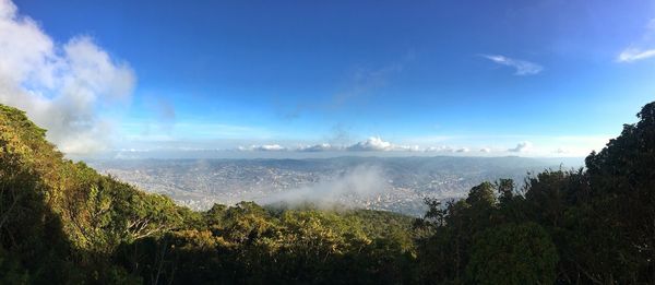 Panoramic view of landscape against sky