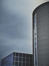 Low angle view of modern building against sky