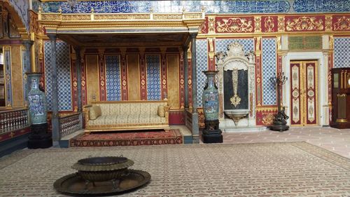 Interior of topkapi palace