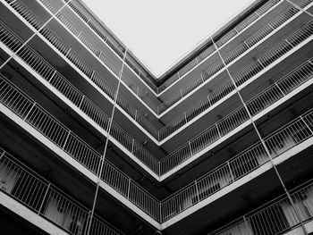 Low angle view of modern building