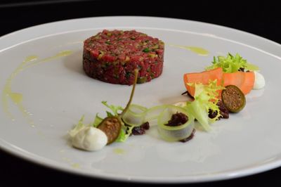 Close-up of salad in plate