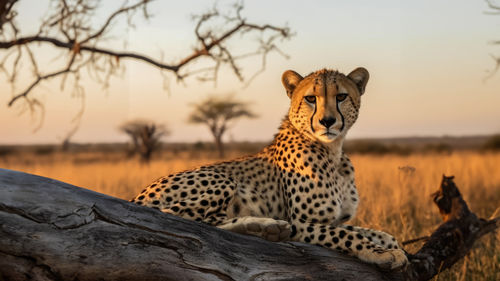 Close-up of cheetah