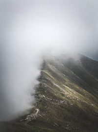 Aerial view of landscape against sky