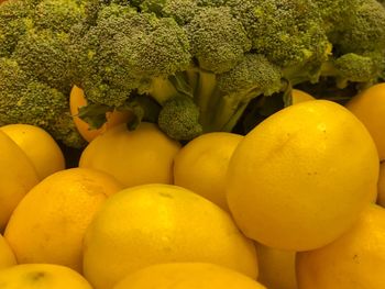 Close-up of fruits for sale at market stall