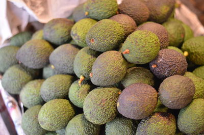 Close-up of fruits for sale at market stall