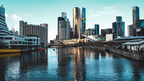 View of city at waterfront