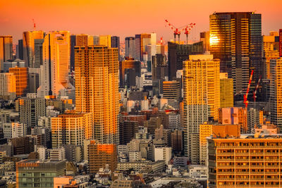 Aerial view of cityscape