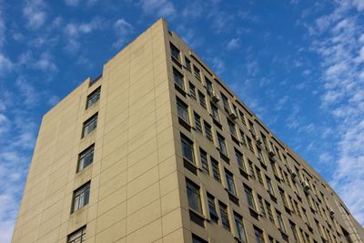 Low angle view of building against sky