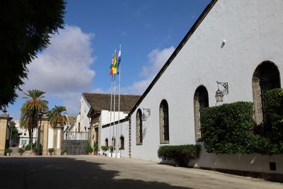 Low angle view of built structures