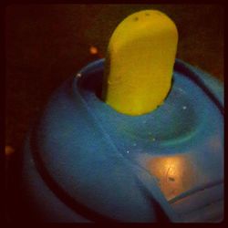 Close-up of yellow object