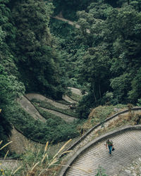 People on landscape