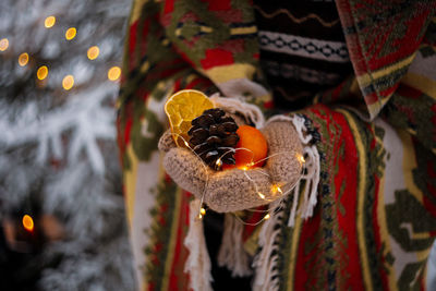 Close-up of christmas decoration