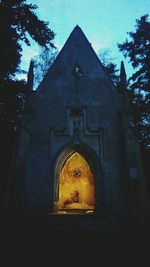 Low angle view of cathedral against sky