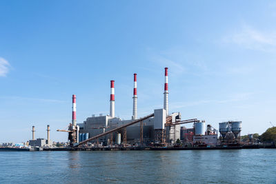 View of city at waterfront