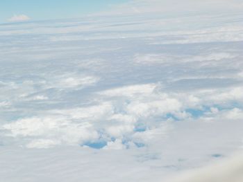 Aerial view of clouds in sky