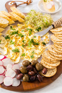 Close-up of food in plate