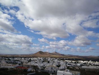 Panoramic view of landscape against sky