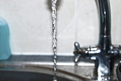 Close-up of metallic object