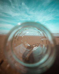Close-up of drink in glass