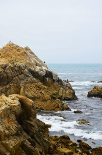 Rock formations at seaside