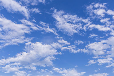 Low angle view of clouds in sky