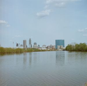 River with buildings in background