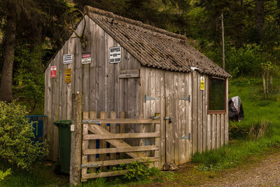 House on field