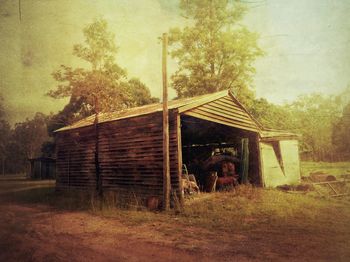 Old house against sky