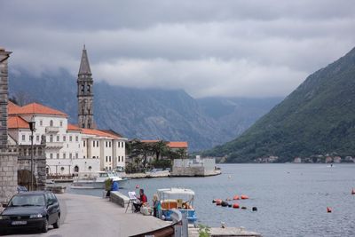 View of buildings at waterfront