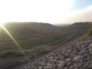 Scenic view of landscape against sky
