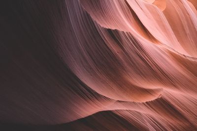 Full frame shot of rock formation - antelope canyon