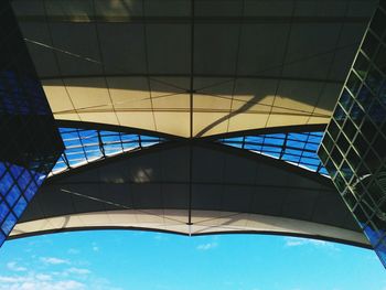 Low angle view of modern building