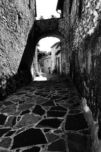 Archway of historic building