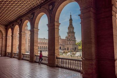 View of historic building against sky