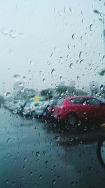 Rain drops on glass window