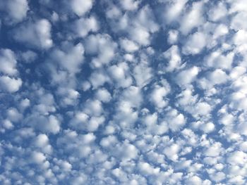 Full frame shot of clouds in sky