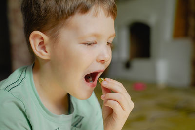 Close-up of boy