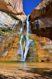 Lower calf creek falls waterfall colorful grand staircase escalante national monument boulder utah