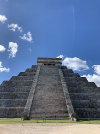 Low angle view of bridge against sky