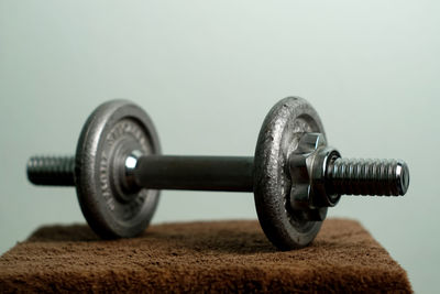 Close-up of machine part