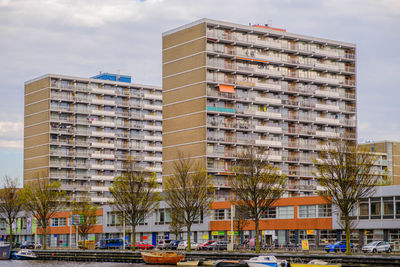 Buildings against sky in city