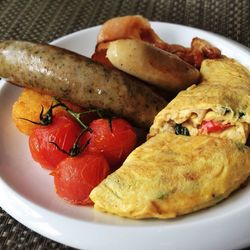 Close-up of food in plate