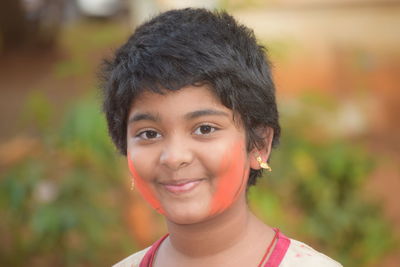 Portrait of smiling boy