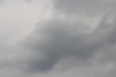 Low angle view of storm clouds in sky