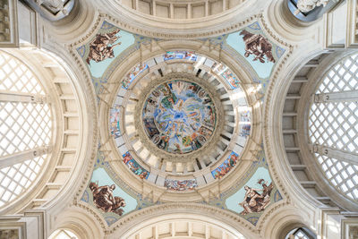 Low angle view of historical building