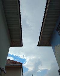 Low angle view of building against sky