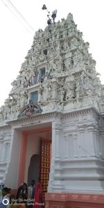 Low angle view of traditional building against sky
