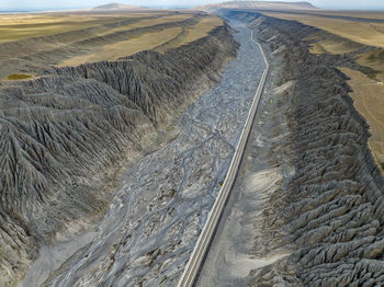 High angle view of landscape