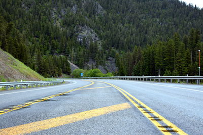 Road passing through countryside